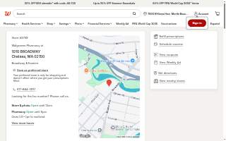 Walgreens of Chelsea website
