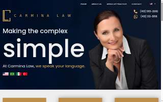 Carmina Law website