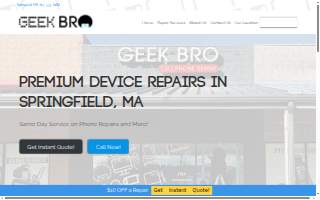 Geek Bro Repair of Northampton website