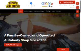 Geno's Auto Service, Inc. website