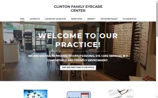 Clinton Eye Center website