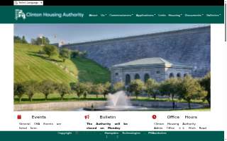 Clinton Housing Authority website