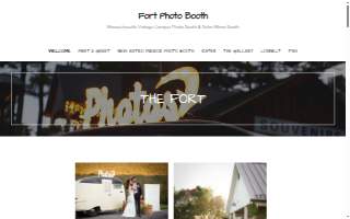 Fort Photo Booth website