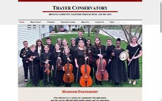 Thayer Conservatory website