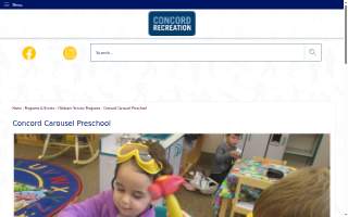 Concord Carousel Preschool website