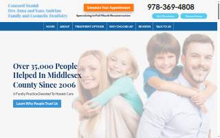 Concord Dental - Family & Cosmetic Dentistry website
