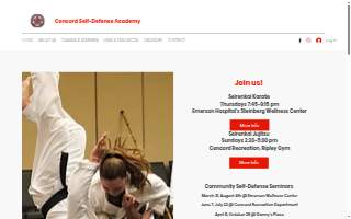 Concord Self-Defense Academy website