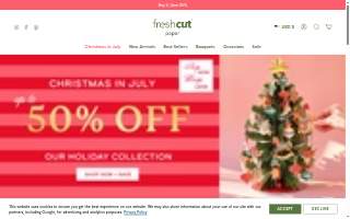 FreshCut Paper website