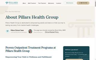 Pillars Health Group website