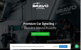 Bravo Auto Spa website