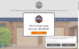 Budget Overhead Door website