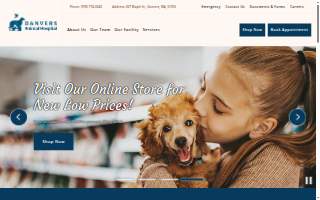 Danvers Animal Hospital website