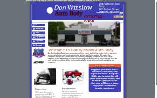 Don Winslow Auto Body website