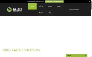 GIM Security of Beverly website