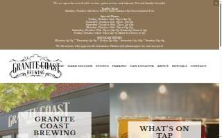Granite Coast Brewing Company of Danvers website