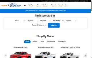 Herb Chambers Chevrolet of Danvers website