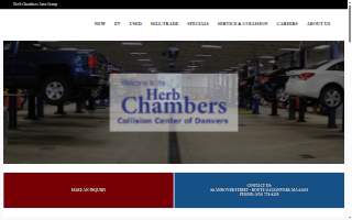 Herb Chambers Collision Center of Danvers website