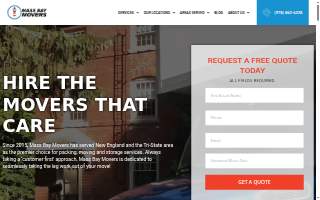 Mass Bay Movers - North Shore MA Movers website