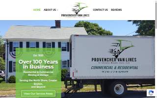 Provencher Van Lines website