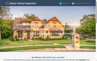 Vector Home Inspection website