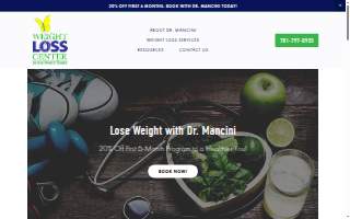 Weight Loss Center of the North Shore website