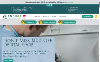 Anchor Animal Hospital Inc: Lefkowitz Katherine P DVM website