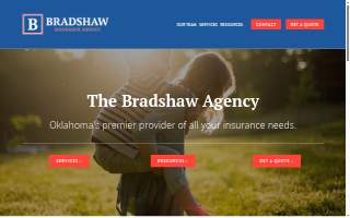 Bradshaw Insurance Agency website