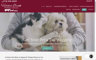 Hidden Brook Veterinary Services website