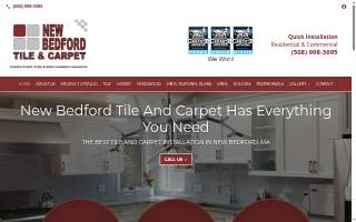 New Bedford Tile & Carpet, Inc. website