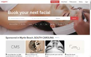 Salon V Nails and Spa website