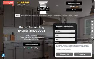 Bauman Remodeling website