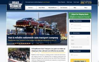 Boston Car Transport website