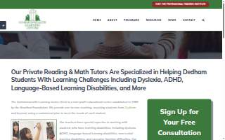 Commonwealth Learning Center - Needham website