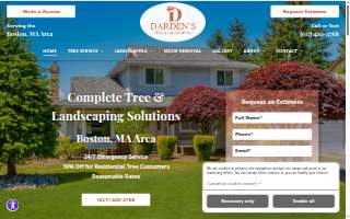 Darden Tree & Landscaping LLC website