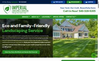 Imperial Landscaping of Dedham website