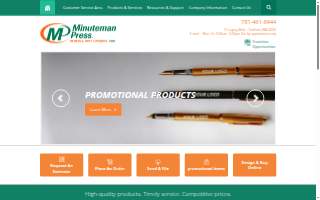 Minuteman Press - Dedham website