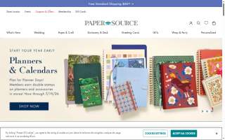 Paper Source of Dedham website