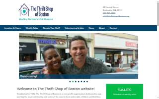 The Thrift Shop of Boston website