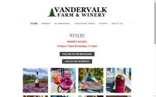 Vandervalk Farm & Winery of Dedham website