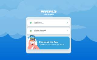 Waves Car Wash website