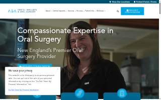 ASA Dental Implants & Oral Surgery of Dracut website