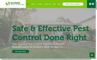 Banner Pest Control website