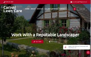 Carroll Lawn Care website