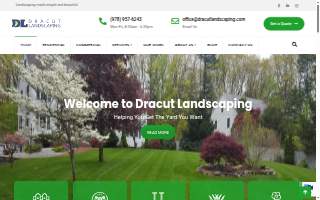 Dracut Landscaping website