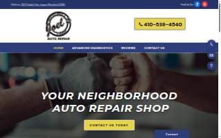 Joel’s Auto Repair and Sales website