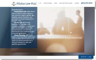 Pilalas Law PLLC website