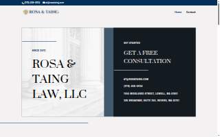 Rosa & Taing Law, LLC website