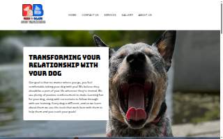 Red and Blue Dog Training of Duxbury website