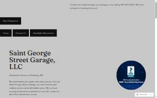 Saint George Street Garage, LLC website