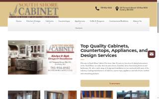 South Shore Cabinet & Appliance Center Inc. website